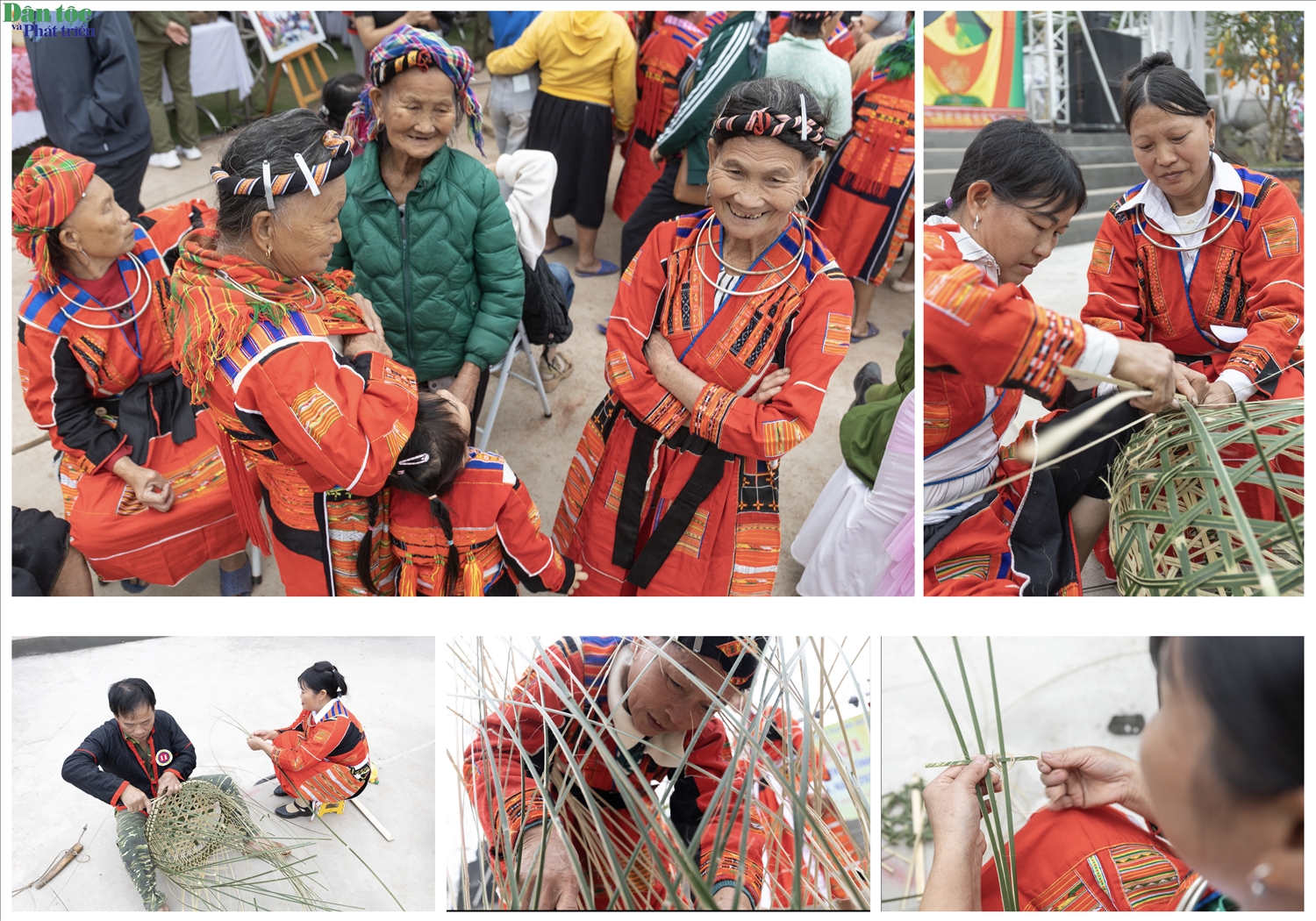 Phần thi đan lồng gà đón dâu của các thôn trong xã Tân Trịnh