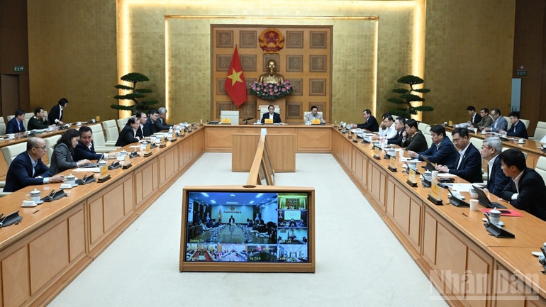 Quang cảnh cuộc họp. (Ảnh: Trần Hải)