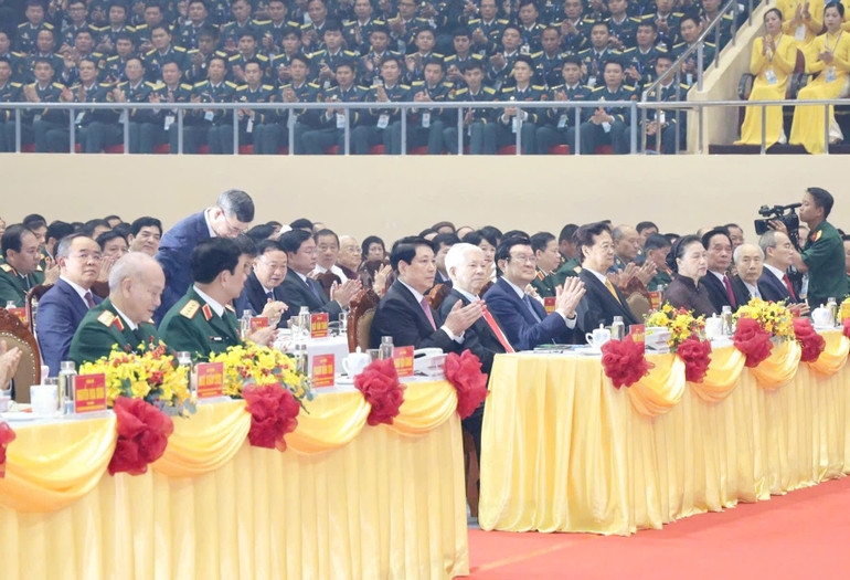 Các đại biểu tham dự Lễ kỷ niệm. (Ảnh: Xuân Kỳ)