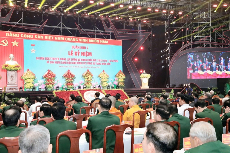 Quang cảnh Lễ kỷ niệm. (Ảnh: Xuân Kỳ)