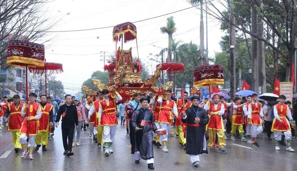 Lễ Rước kiệu tại Lễ hội