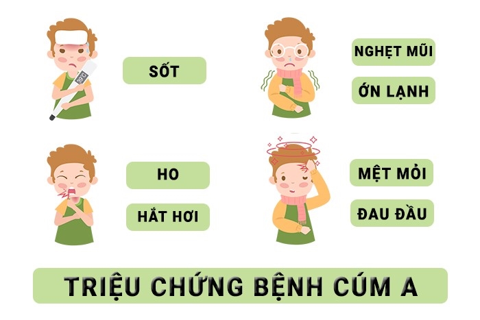 Triệu chứng của bệnh cúm A