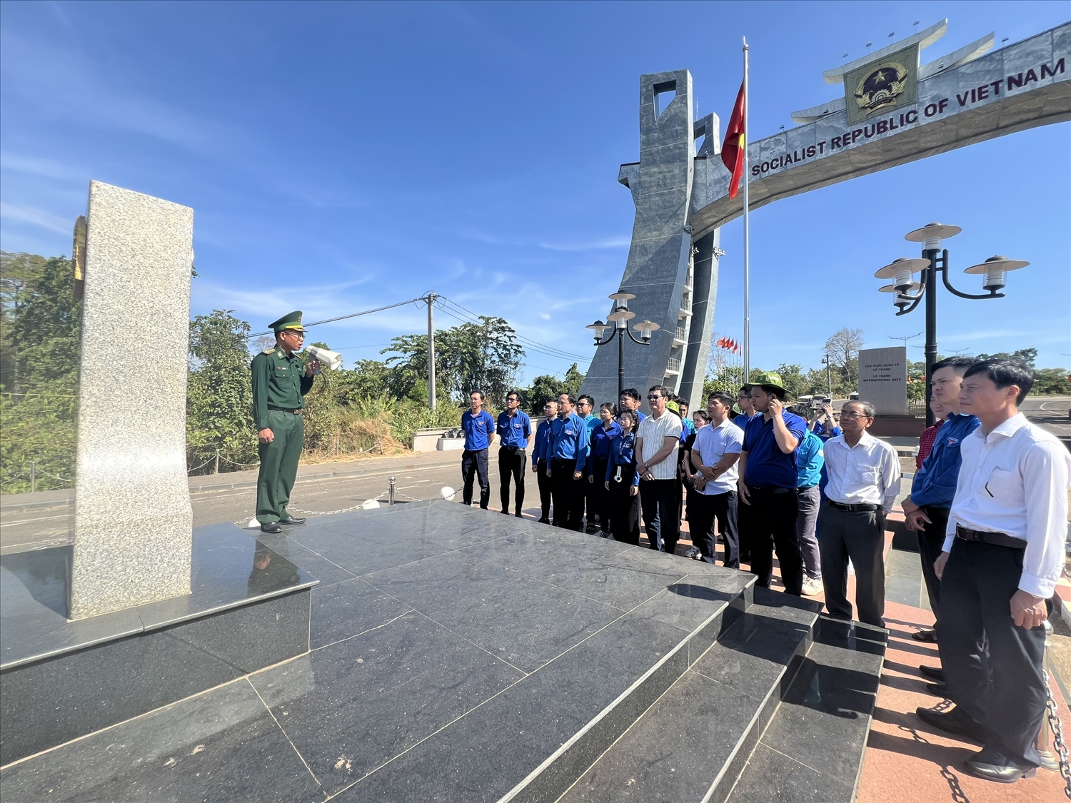 Thanh niên Gia Lai, Tp. Hồ Chí Minh được tham quan, tìm hiểu về lịch sử hình thành Cửa khẩu Quốc tế Lệ Thanh 