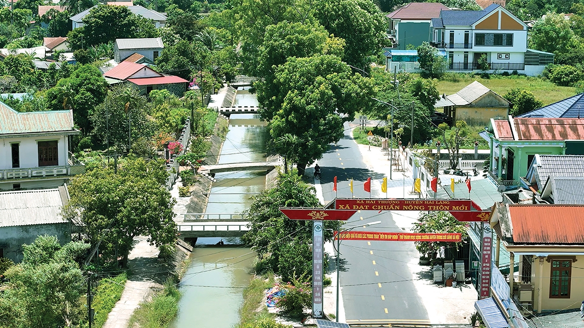 Một góc xã Hải Thượng, huyện Hải Lăng (Quảng Trị)