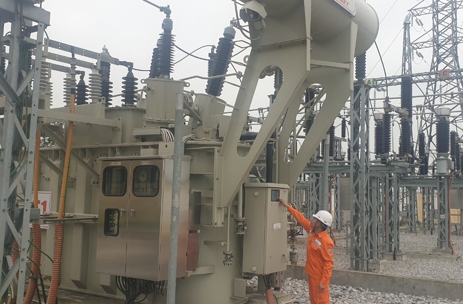 PC Thái Bình kiểm tra định kỳ TBA 110 kV Amon Nitrat E11.12