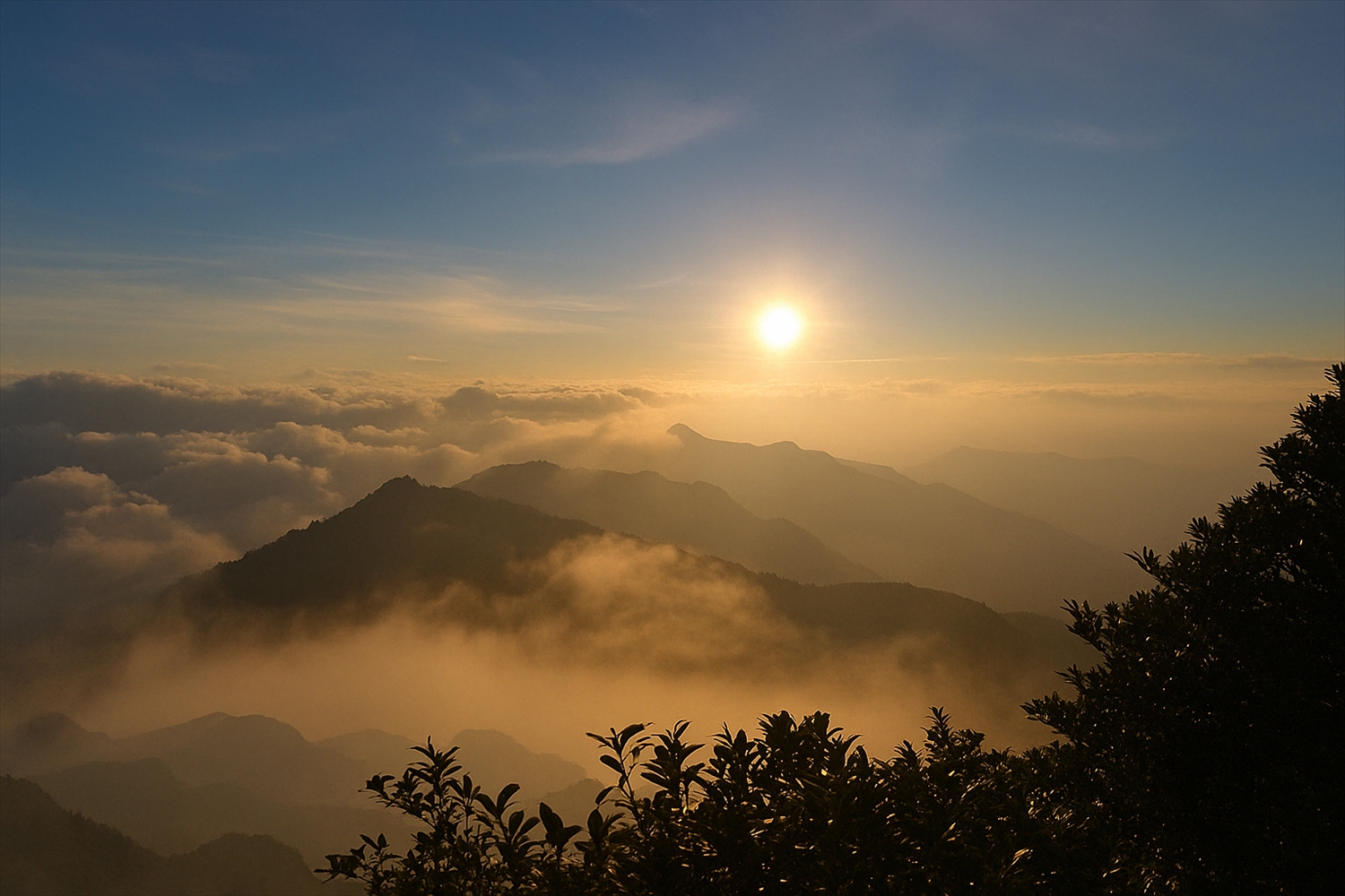 Đỉnh Chiêu Lầu Thi, thuộc dãy Tây Côn Lĩnh tại xã Hồ Thầu, huyện Hoàng Su Phì, tỉnh Hà Giang