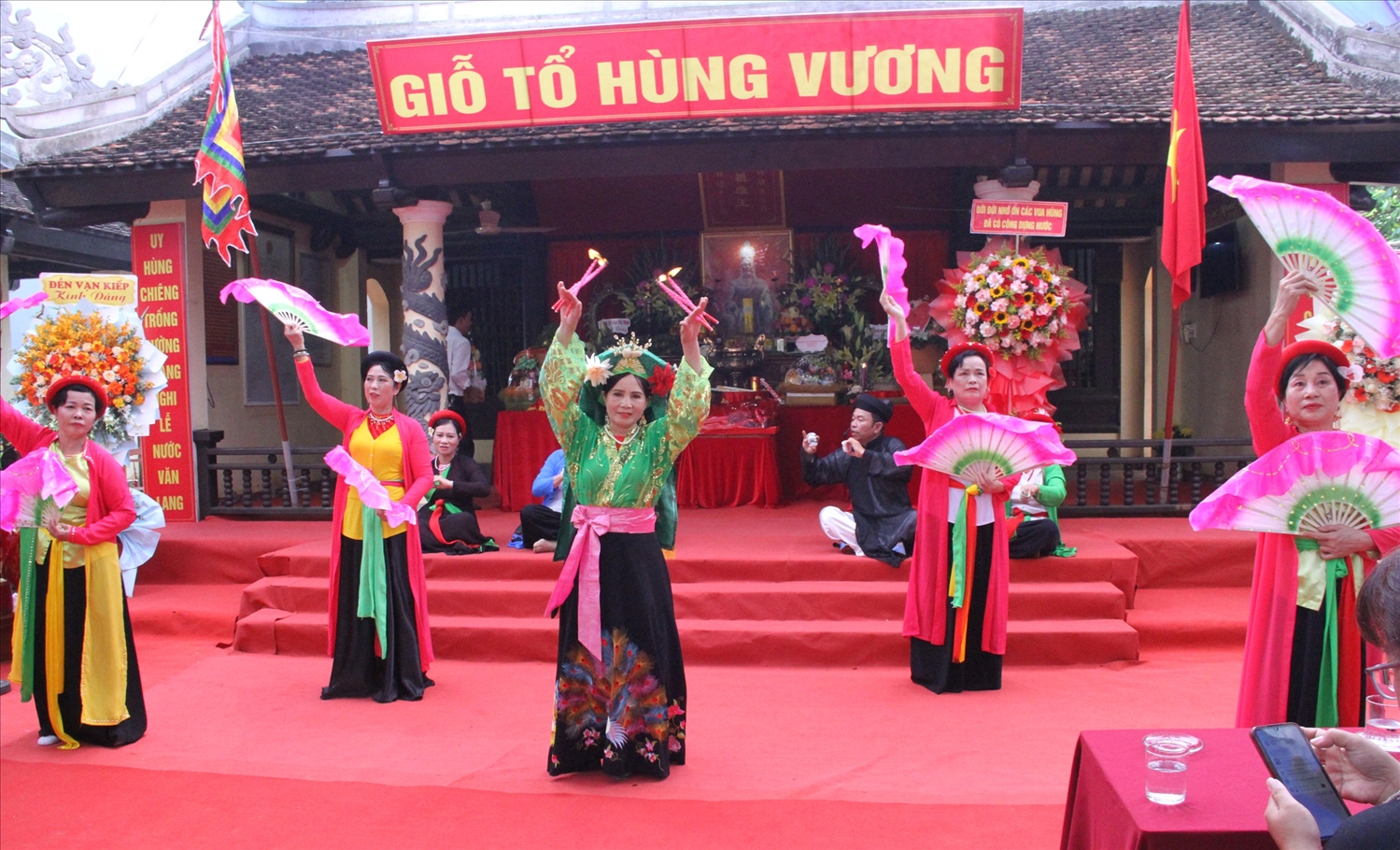 Lễ Giỗ Tổ Hùng Vương thực hiện tại Đình Lạc Giao