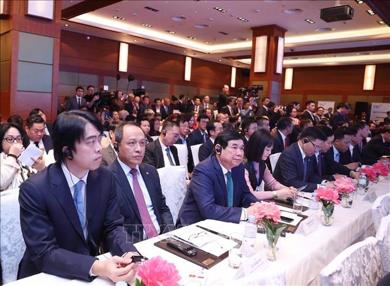 Các đại biểu tham dự Diễn đàn Doanh nghiệp Việt - Nga. Ảnh: TTXVN