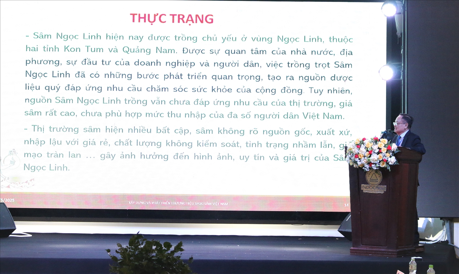 Các nhà khoa học trình bày những công trình nghiên cứu mới về Sâm Ngọc Linh