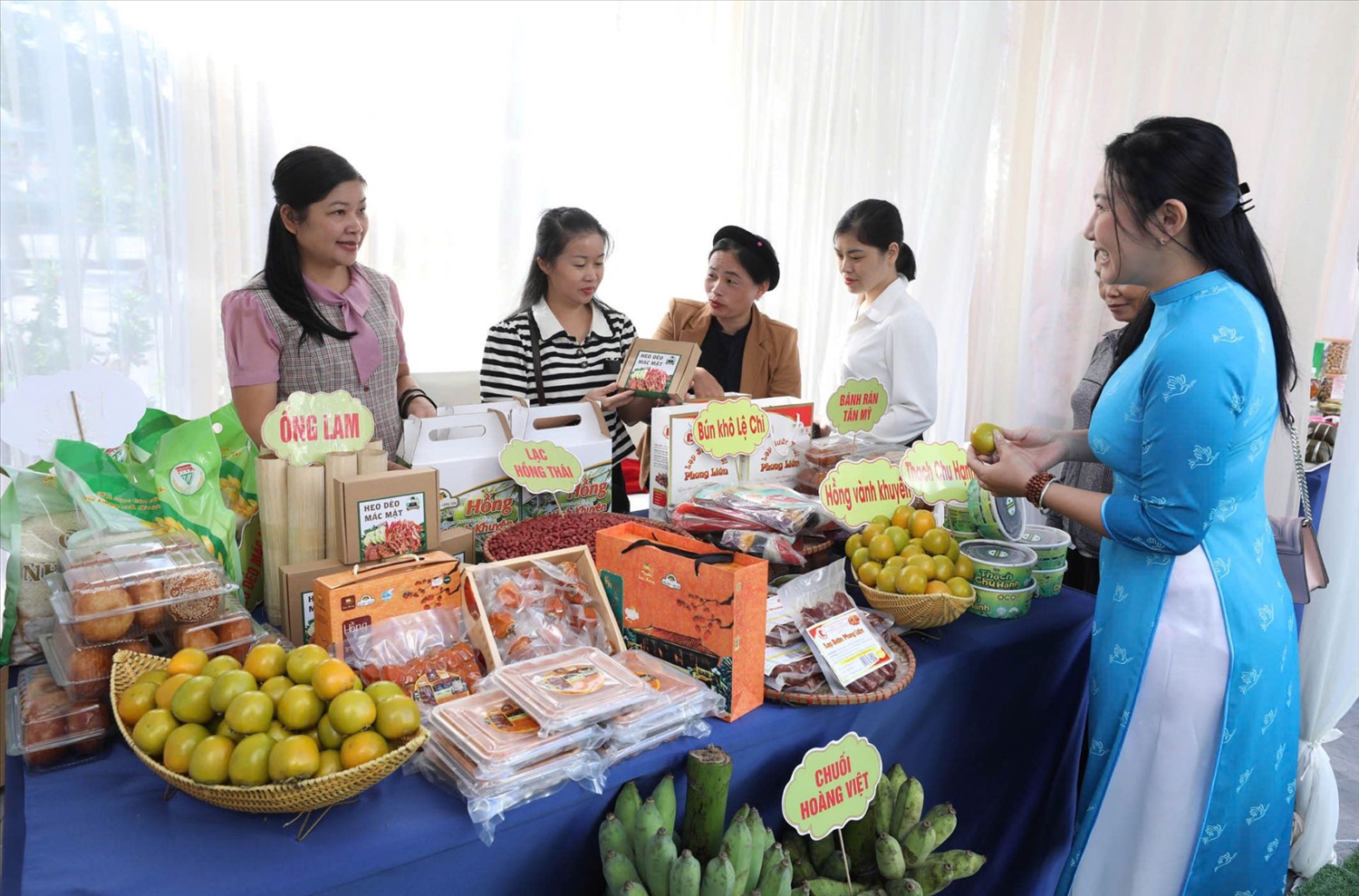 Đề án “Hỗ trợ phụ nữ khởi nghiệp giai đoạn 2017 - 2025” trên địa bàn Lạng Sơn như một "luồng gió mới" tạo nên sức mạnh tổng hợp giúp phụ nữ khởi nghiệp và kinh doanh. Ảnh Triệu Thành