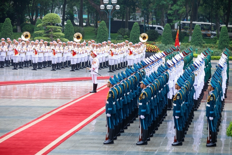 Dẫn nguồn -Thủ tướng Phạm Minh Chính chủ trì lễ đón chính thức Thủ tướng Thái Lan thăm Việt Nam 2