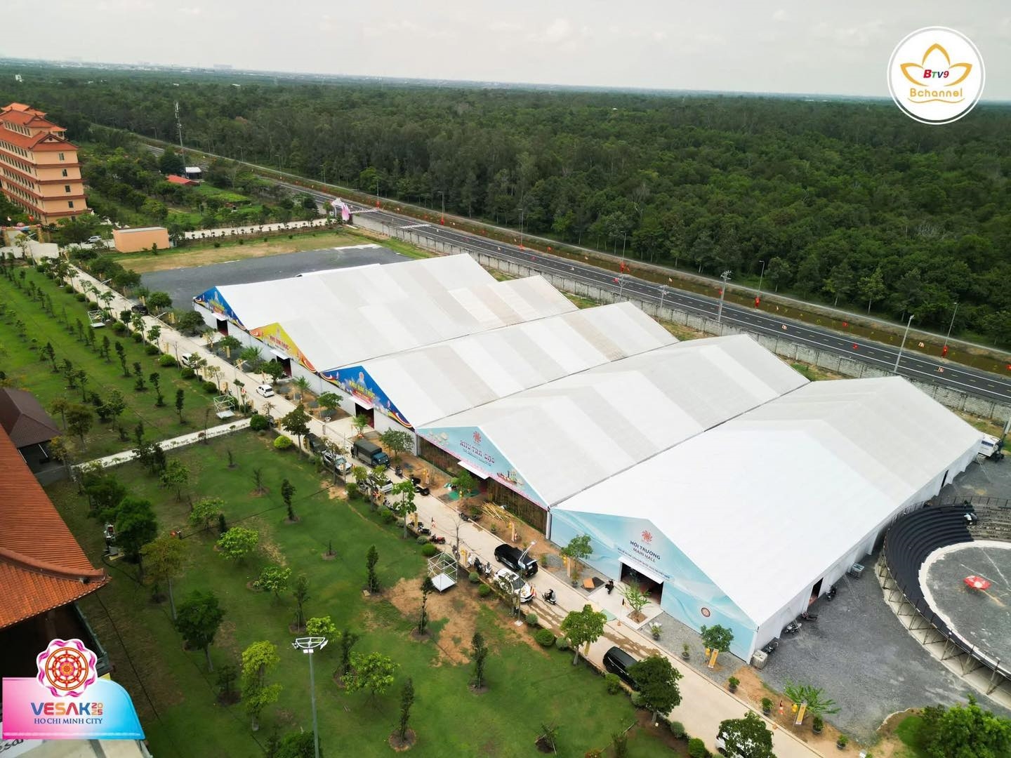 Khu vực diễn ra các hội nghị, hội thảo, hậu cần và hoạt động bên lề của Đại lễ Vesak LHQ 2025
