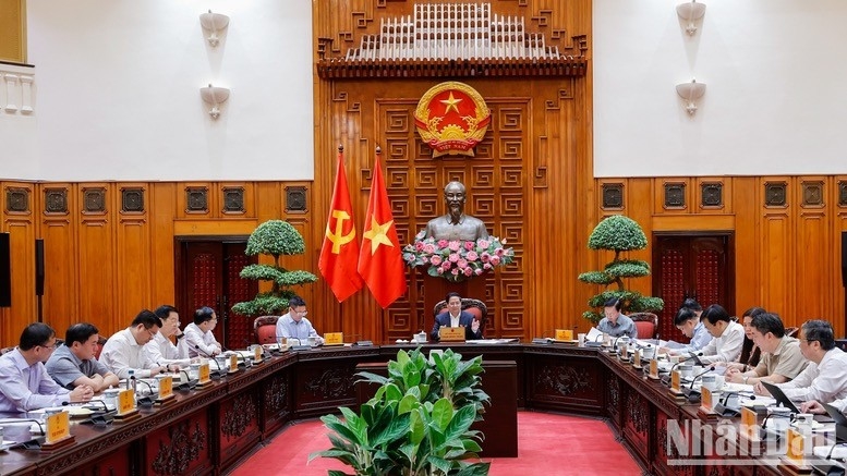 Quang cảnh cuộc họp. (Ảnh: TRẦN HẢI).