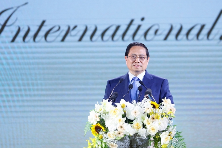 Thủ tướng nhấn mạnh dự án này có ý nghĩa quan trọng trong thúc đẩy quan hệ Việt Nam – Hoa Kỳ ngày càng đi vào chiều sâu, thực chất, hiệu quả - Ảnh: VGP/Nhật Bắc
