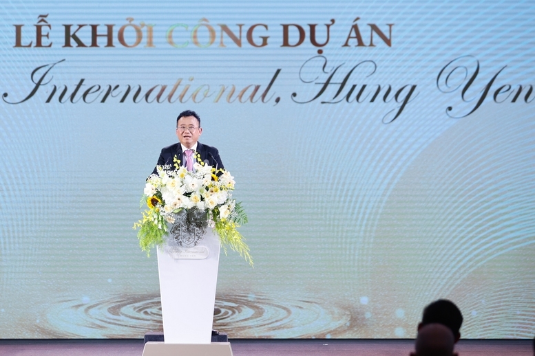 Ông Đặng Thành Tâm, Chủ tịch Tổng công ty Phát triển Đô thị Kinh Bắc phát biểu - Ảnh: VGP/Nhật Bắc