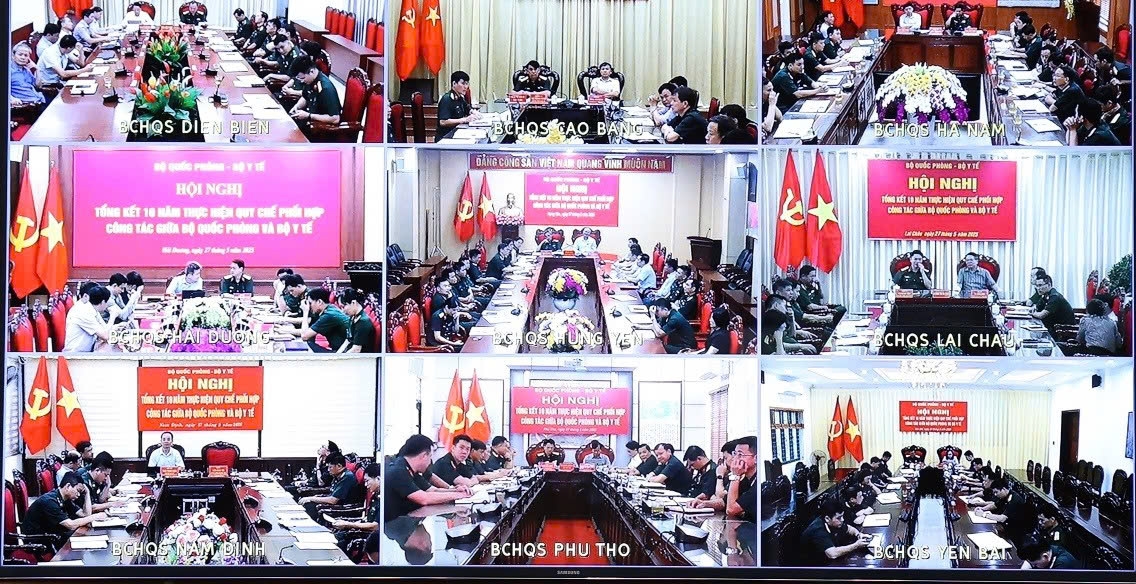 Các điểm cầu dự hội nghị