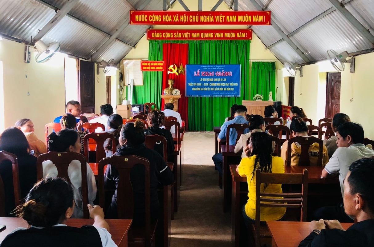 Huyện Krông Nô đào tạo đa dạng các nghề phù hợp với nhu cầu lao động địa phương