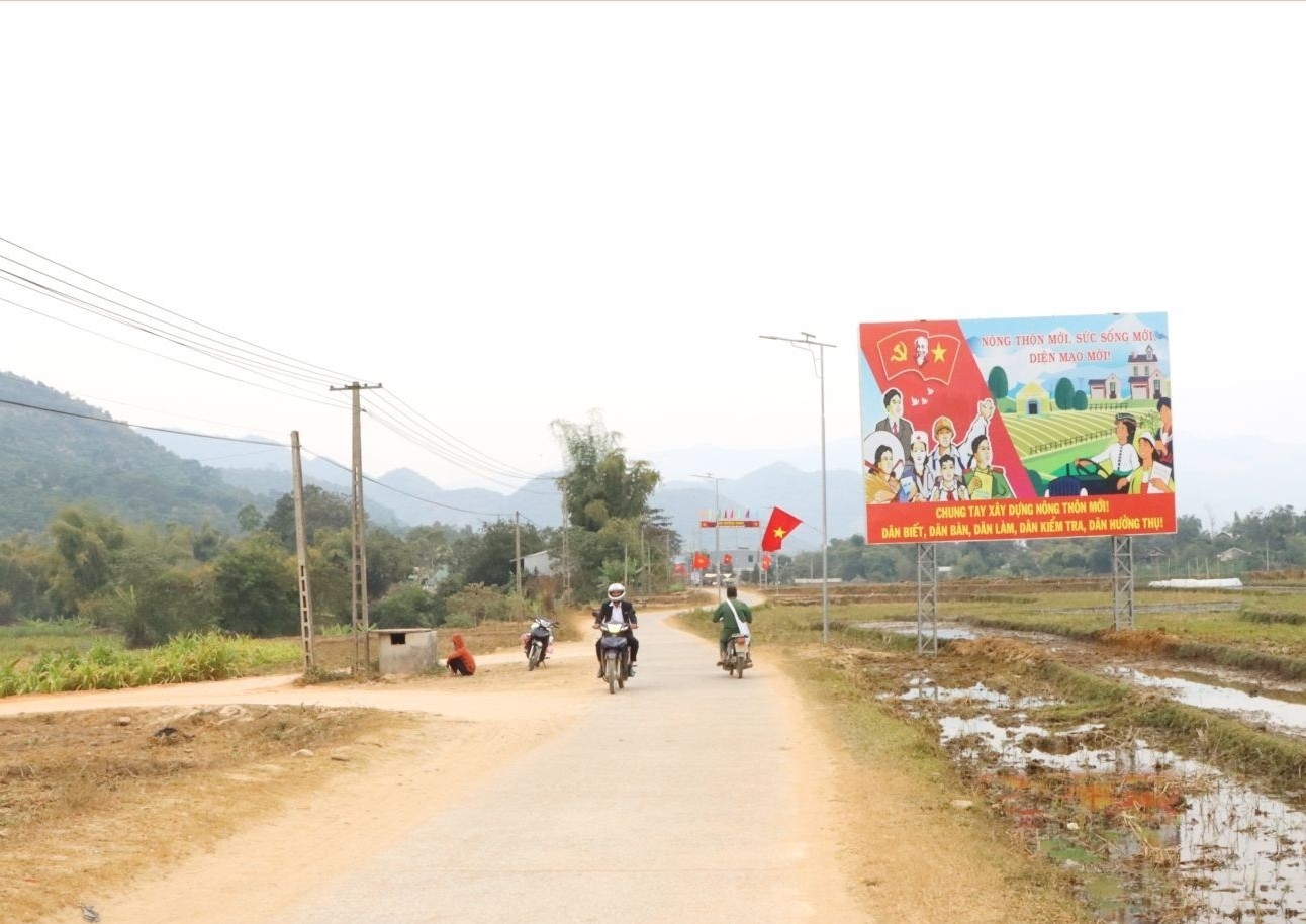 Một góc xã Mường Hung, huyện Sông Mã.