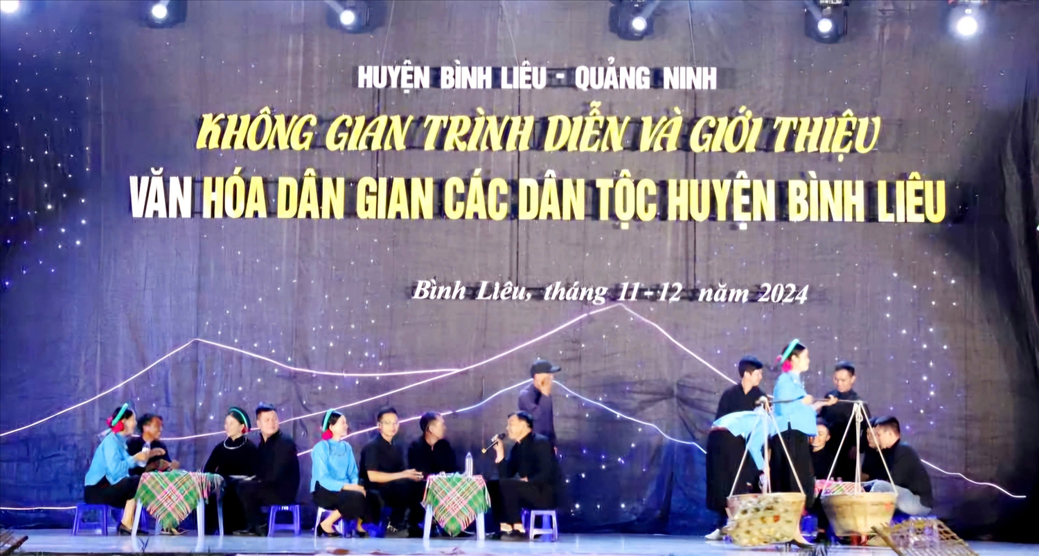 Huyện Bình Liêu tổ chức không gian trình diễn và giới thiệu văn hóa dân gian các dân tộc