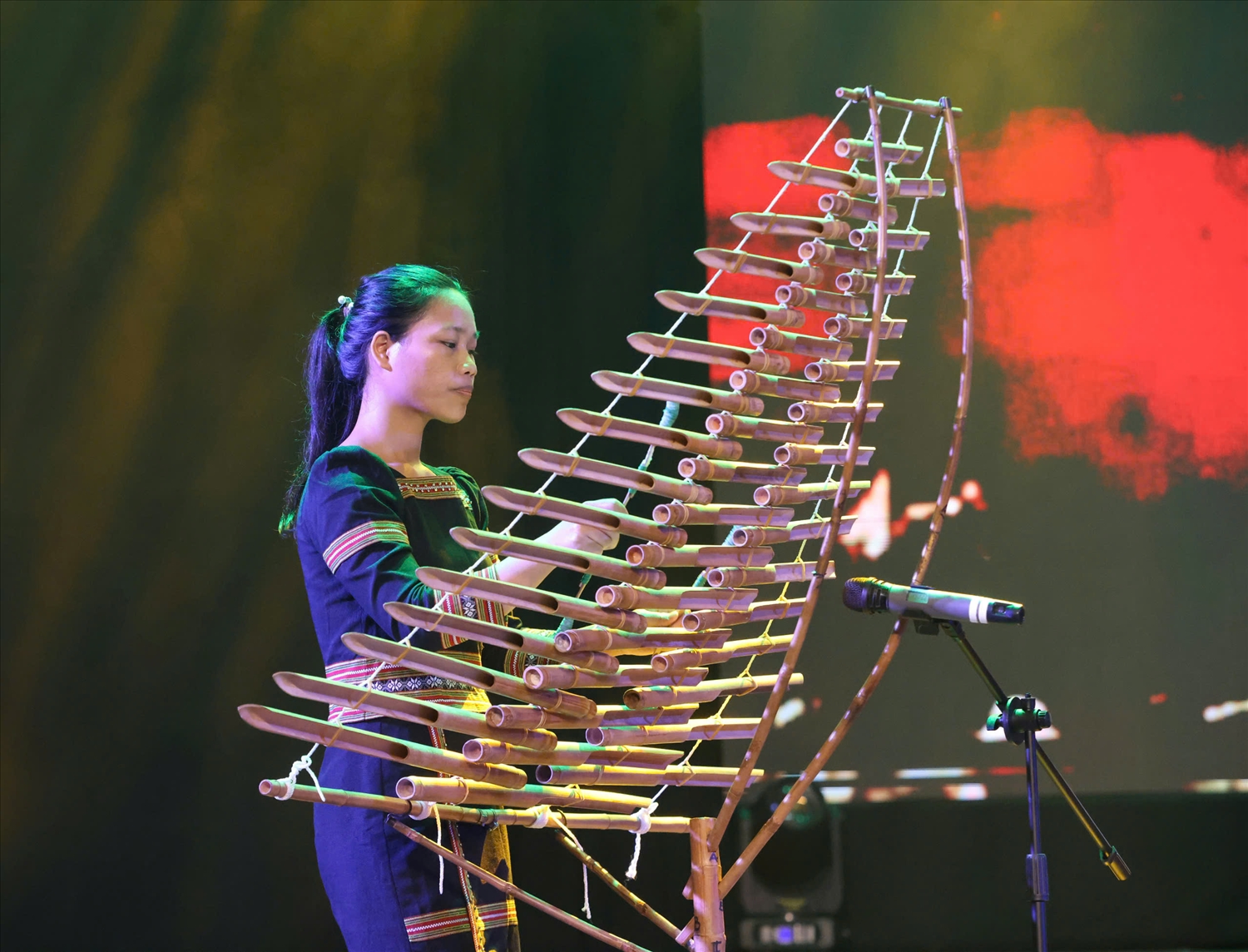 Một tiết mục văn nghệ tại chương trình giao lưu văn nghệ diễn ra vào tối 30/5