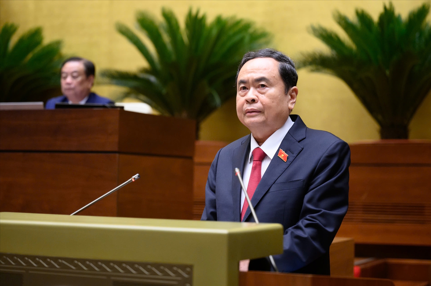Chủ tịch Quốc hội Trần Thanh Mẫn phát biểu khai mạc kỳ họp