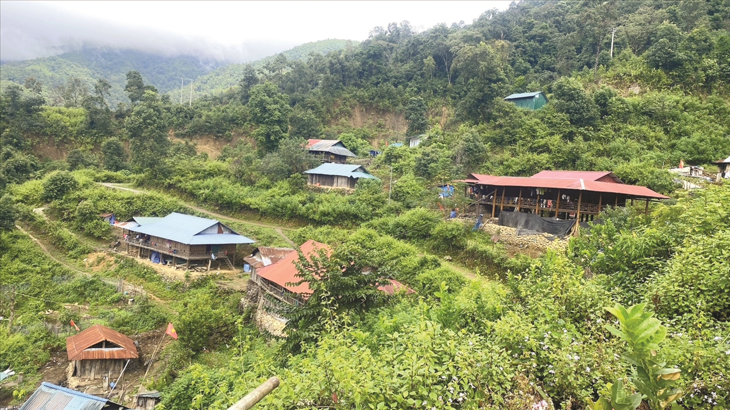 Bản làng người Mảng ở huyện Nậm Nhùn, tỉnh Lai Châu