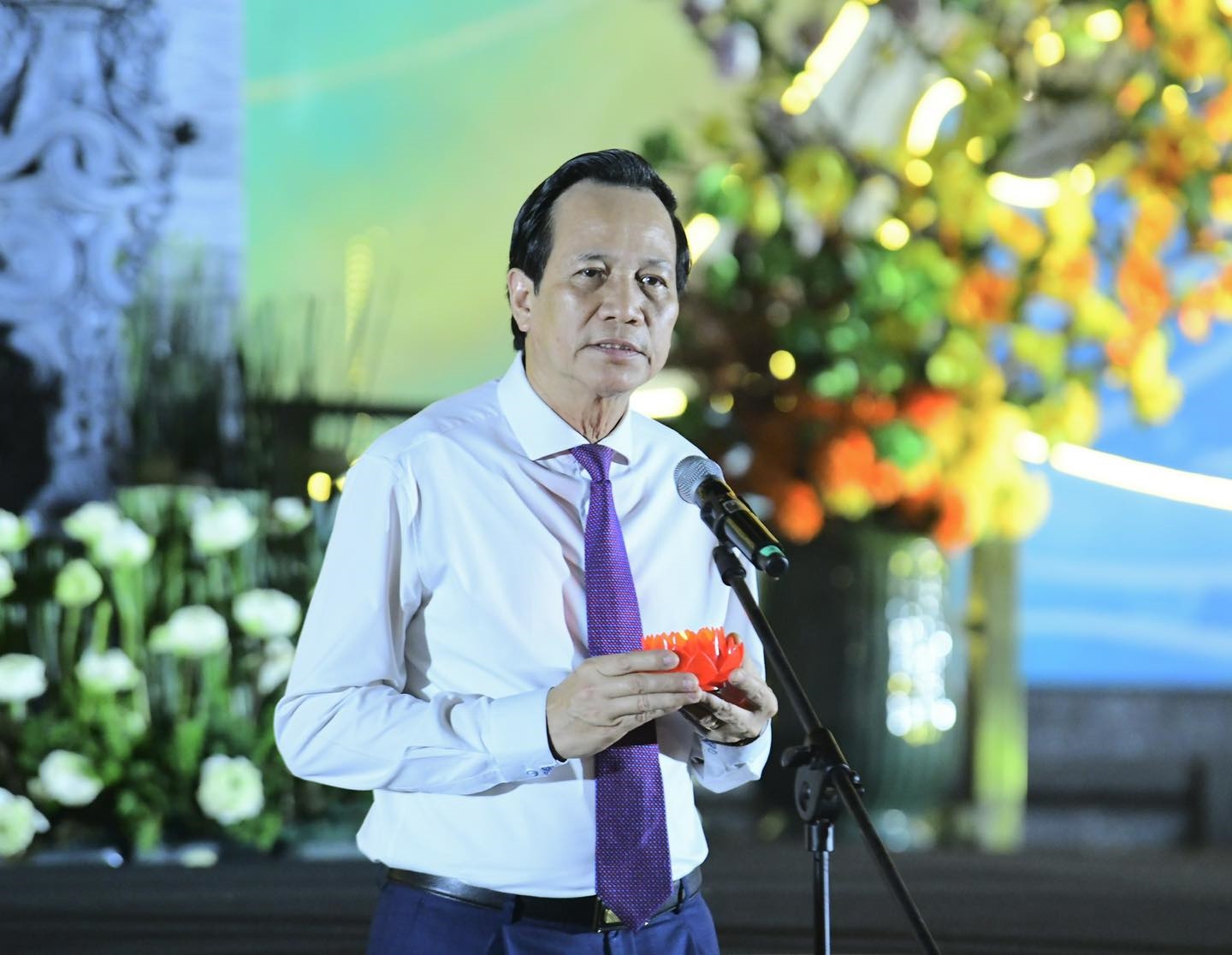 Bộ Dân tộc và Tôn giáo Đào Ngọc Dung phát biểu tại sự kiện.