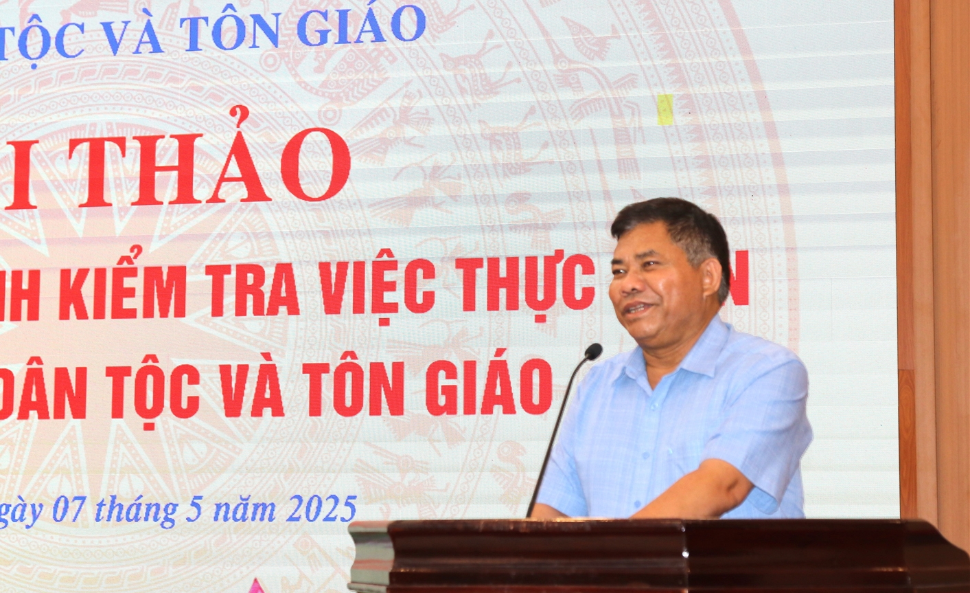 Thứ trưởng Y Thông phát biểu khai mạc Hội thảo