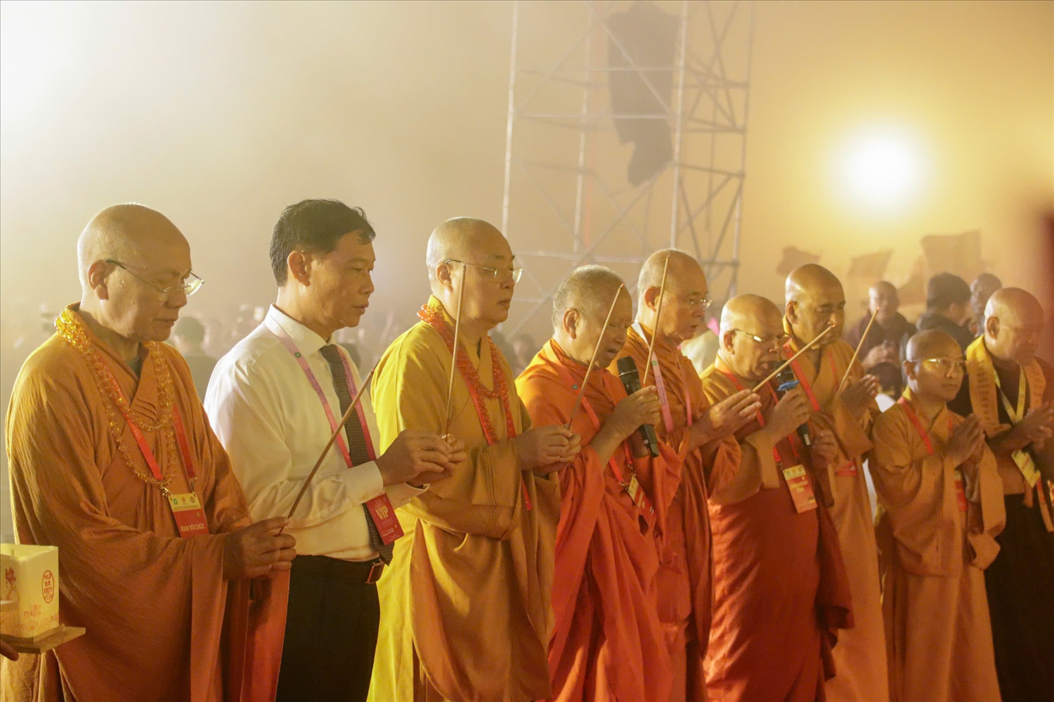 Phát biểu tại buổi lễ, ông Nguyễn Hồng Thanh, Quyền Chủ tịch UBND tỉnh Tây Ninh, cho biết, Tây Ninh là vùng đất giàu truyền thống văn hóa tâm linh, với núi Bà Đen là điểm đến tín ngưỡng quan trọng bậc nhất Nam Bộ. Việc tôn trí xá lợi Đức Phật từ Ấn Độ tại nơi này là một vinh dự lớn, đồng thời khẳng định vị thế của Tây Ninh như một trung tâm giao lưu văn hóa – tâm linh mang tầm quốc tế. Đây cũng là hoạt động đối ngoại văn hóa quan trọng, góp phần thúc đẩy tình hữu nghị giữa các quốc gia trên nền tảng giá trị Phật pháp.