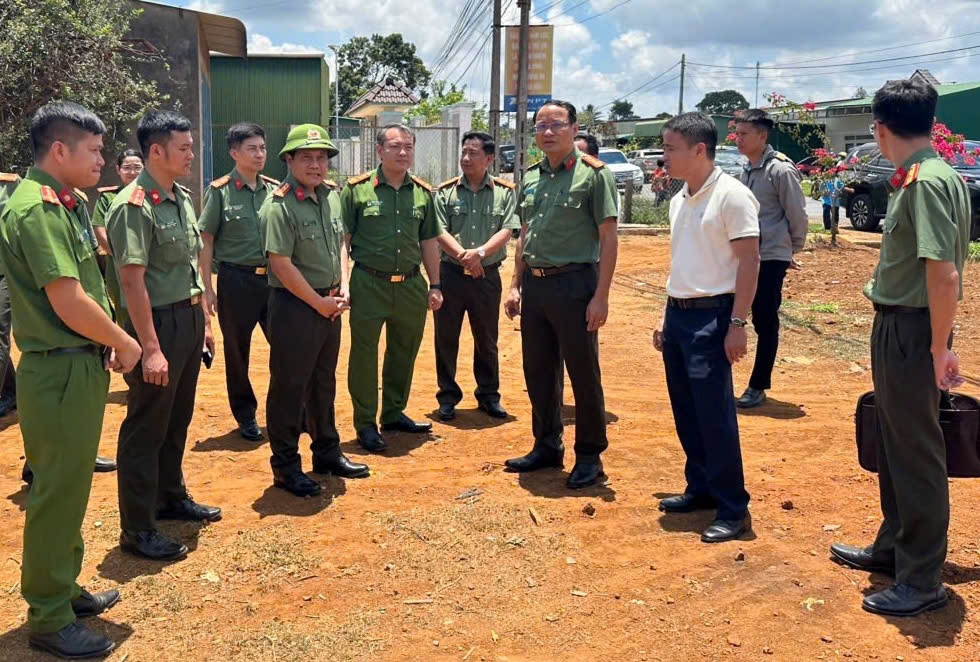 Đoàn công tác kiểm tra, khảo sát thực tế tại cơ sở 