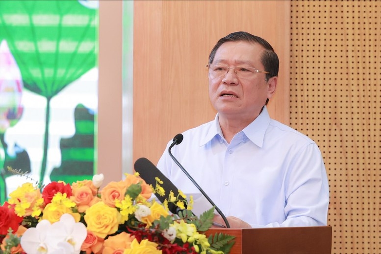 Ông Lại Xuân Môn, Phó Trưởng Ban Thường trực Ban Tuyên giáo và Dân vận Trung ương: Từ sau khi hợp nhất đến nay, tập thể lãnh đạo Ban, đội ngũ cán bộ, đảng viên, công chức, người lao động đã đoàn kết, đồng lòng, sớm ổn định tư tưởng, nỗ lực tập trung triển khai các nhiệm vụ trọng tâm - Ảnh: VGP/Vũ Phong