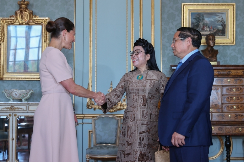 Công chúa bày tỏ trân trọng mối quan hệ hữu nghị truyền thống giữa hai nước và chia sẻ ấn tượng sâu sắc về chuyến thăm Việt Nam vào 2019. Công chúa và Phu quân mong muốn sớm thăm lại Việt Nam để có thời gian thăm và trải nghiệm những vùng đồng quê của Việt Nam - Ảnh: VGP/Nhật Bắc