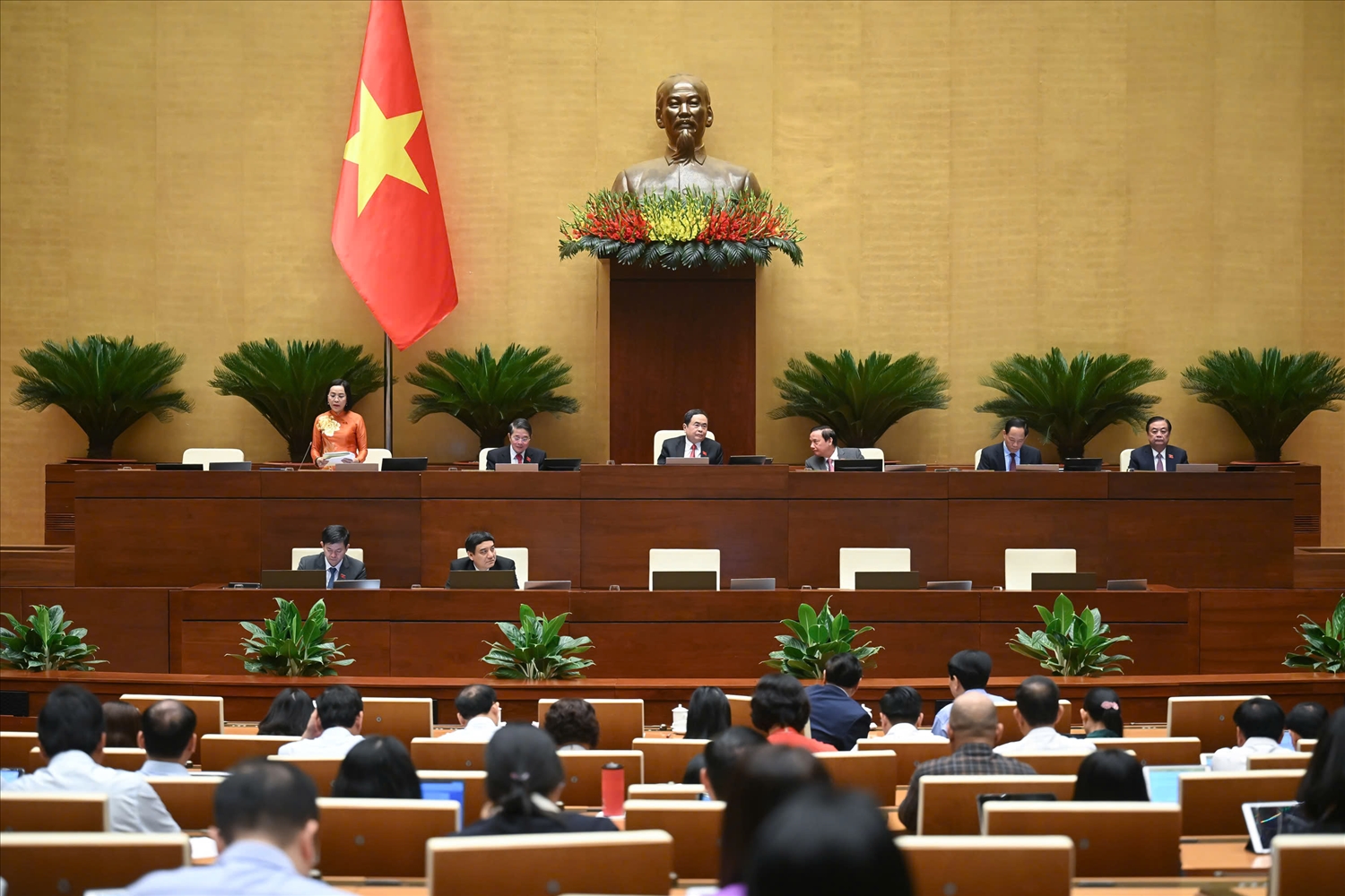 Quang cảnh phiên họp