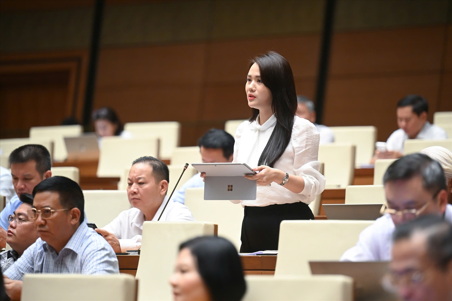 Đại biểu Vương Thị Hương (Đoàn ĐBQH tỉnh Hà Giang)