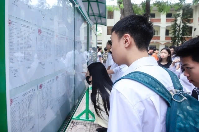 Nhiều tỉnh thành đang lần lượt công bố điểm thi và điểm chuẩn vào lớp 10 năm học 2025-2026