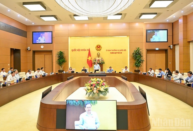 Quang cảnh Phiên họp. (Ảnh: DUY LINH)