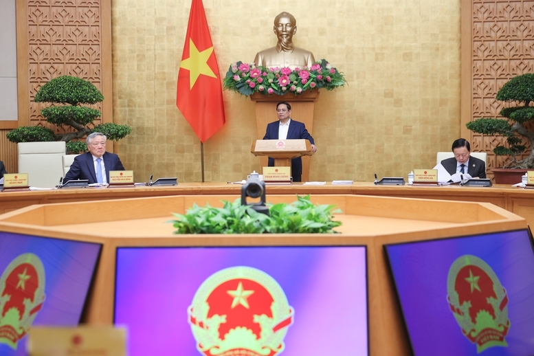 Thủ tướng giao các bộ, cơ quan, địa phương chuẩn bị lễ khởi công, khánh thành đồng loạt 80 công trình trên cả nước chào mừng 80 năm Cách mạng tháng Tám và Quốc khánh 2/9 - Ảnh: VGP/Nhật Bắc