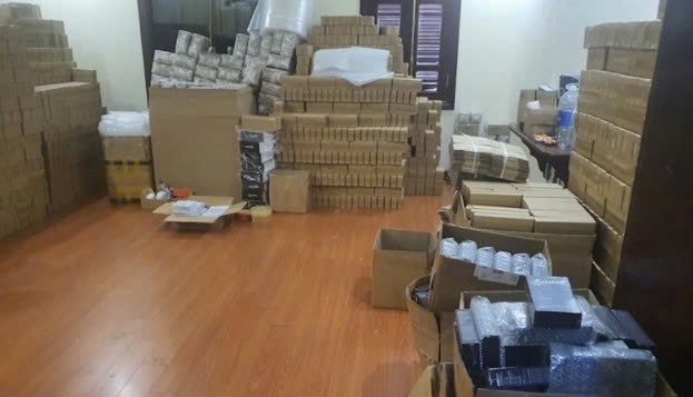 Cơ quan chức năng đã thu giữ nhiều tang vật mà các đối tượng phục vụ cho mục đích phạm tội