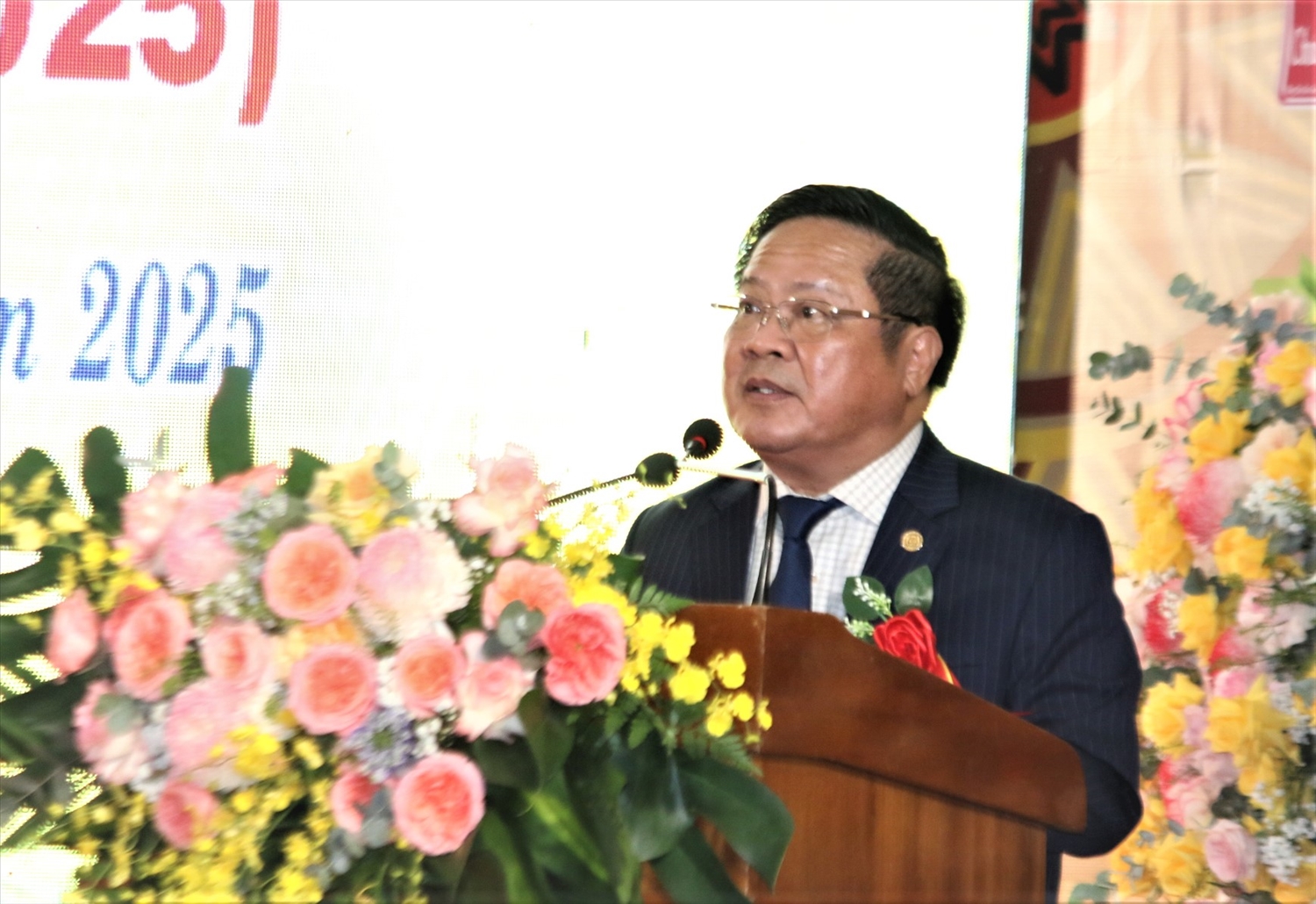 Chủ tịch UBND tỉnh Kon Tum Lê Ngọc Tuấn phát biểu tại Lễ kỷ niệm