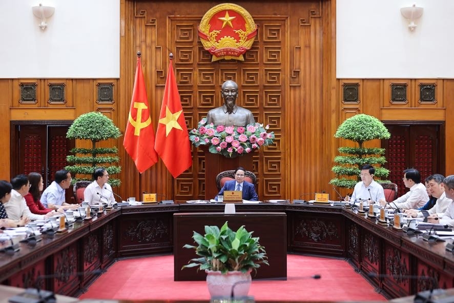 Thủ tướng Phạm Minh Chính chủ trì các cuộc họp của Thường trực Chính phủ về một số nội dung quan trọng - Ảnh: VGP/Nhật Bắc