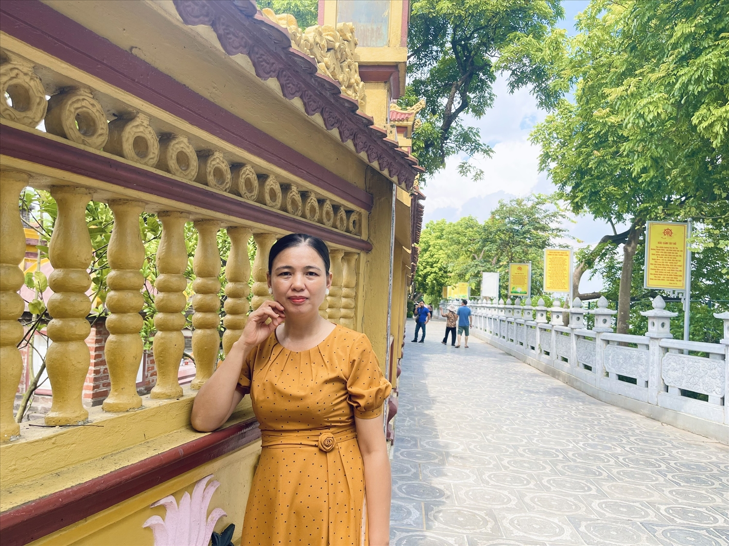 Phật tử Tạ Thị Minh Phương (Hà Nội) mong muốn có những tour du lịch tâm linh có chiều sâu hơn