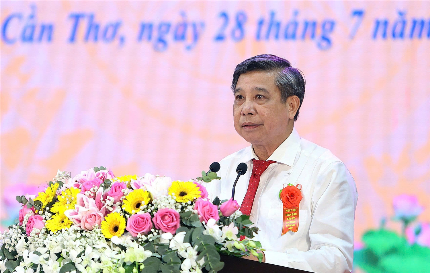 Ông Đồng Văn Thanh, Chủ tịch HĐND TP Cần Thơ phát biểu chỉ đạo tại Ngày hội.
