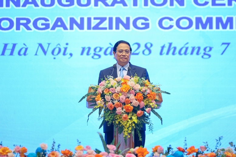 Thủ tướng nhấn mạnh, Việt Nam quyết tâm tổ chức Năm APEC 2027 hướng tới thành công cả về mặt đa phương và song phương - Ảnh: VGP/Nhật Bắc