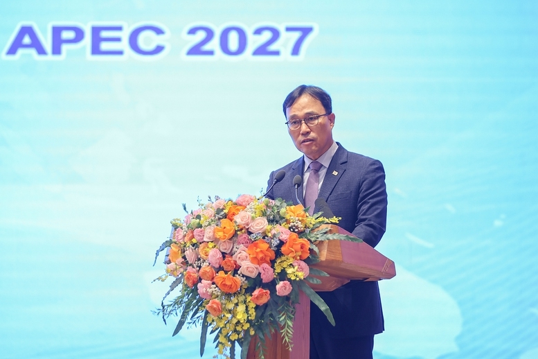 Đại sứ Hàn Quốc tại Việt Nam - đại diện chủ nhà APEC 2025 phát biểu - Ảnh: VGP/Nhật Bắc