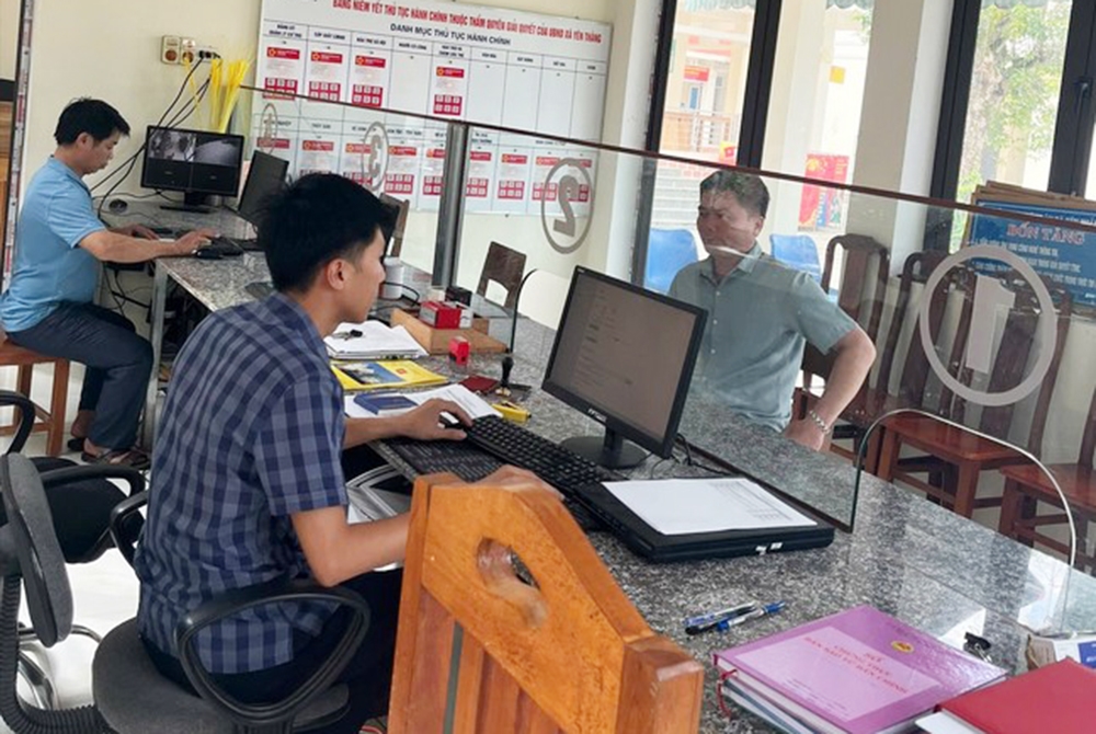 Xã miền núi Yên Thắng đang trong tình trạng thiếu cán bộ. (Ảnh PV)