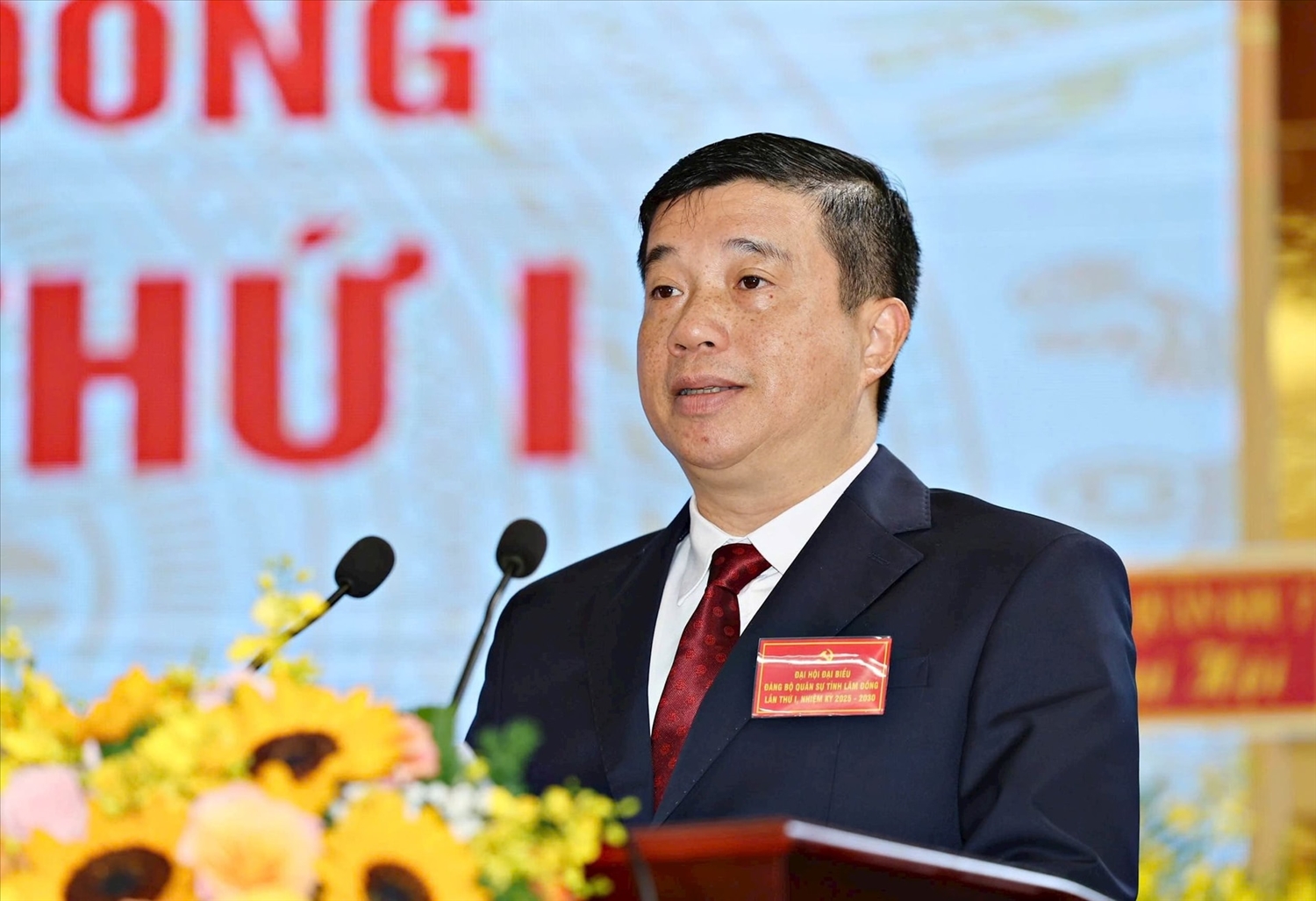 Ông Y Thanh Hà Niê Kđăm được chỉ định giữ chức Bí thư Đảng ủy Quân sự tỉnh Lâm Đồng ( Ảnh: B. Thuận)