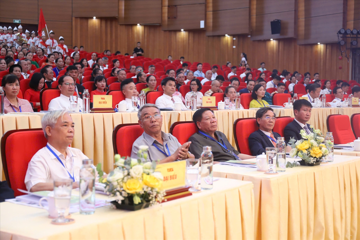 Các đại biểu tham dự đại hội (ảnh Trọng Bảo)