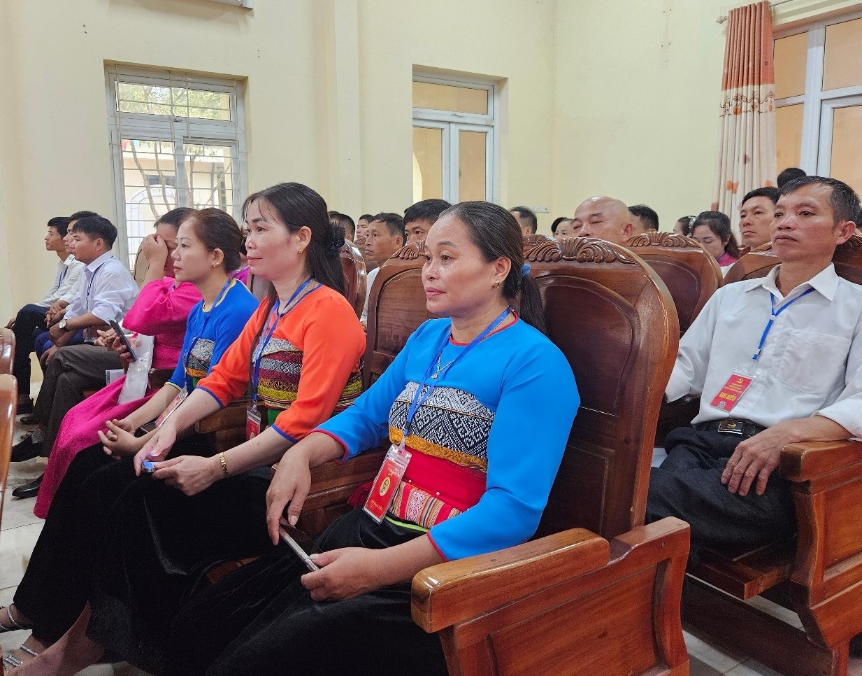 Đại biểu tham gia thảo luận tại Đại hội (Ảnh:Quỳnh Trâm)