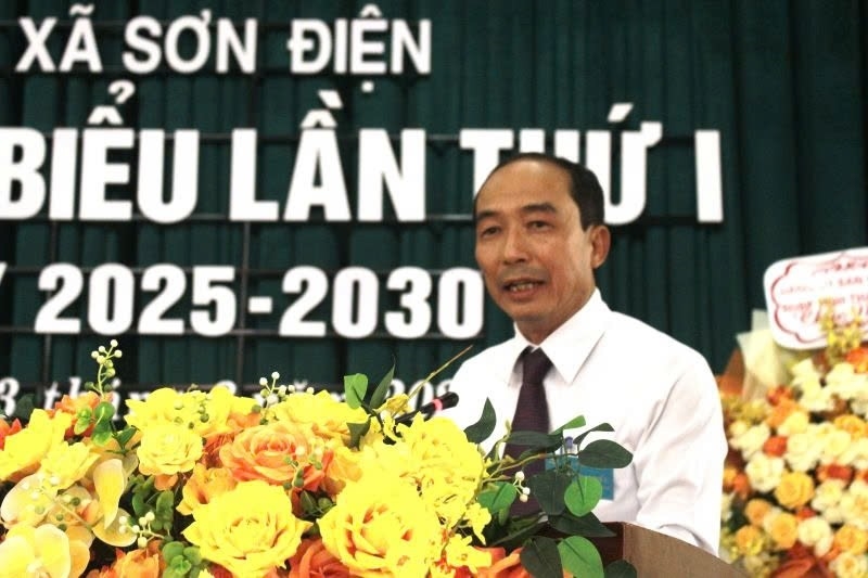 Ông Lê Tiến Lam, Phó Chủ tịch thường trực HĐND tỉnh Thanh Hóa, phát biểu chỉ đạo tại Đại hội.(ảnh Đình Giang)