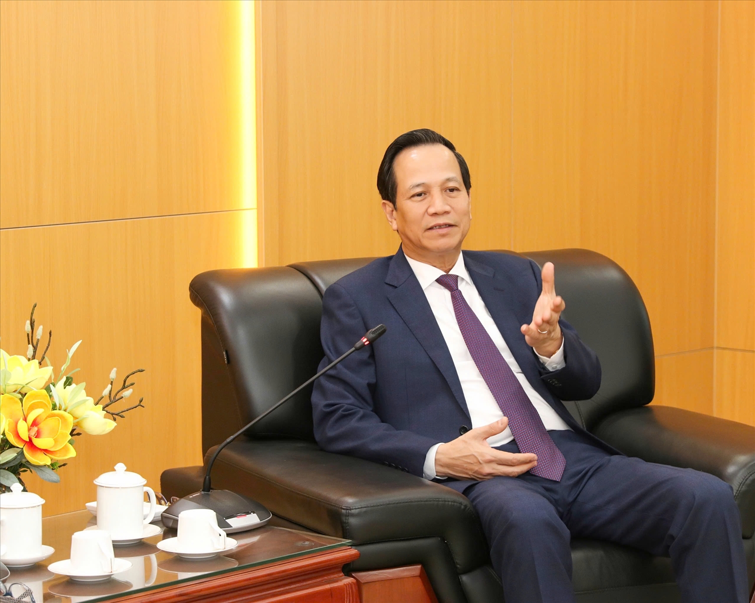 Bộ trưởng Bộ Dân tộc và Tôn giáo Đào Ngọc Dung (Ảnh. Tuấn Ninh)